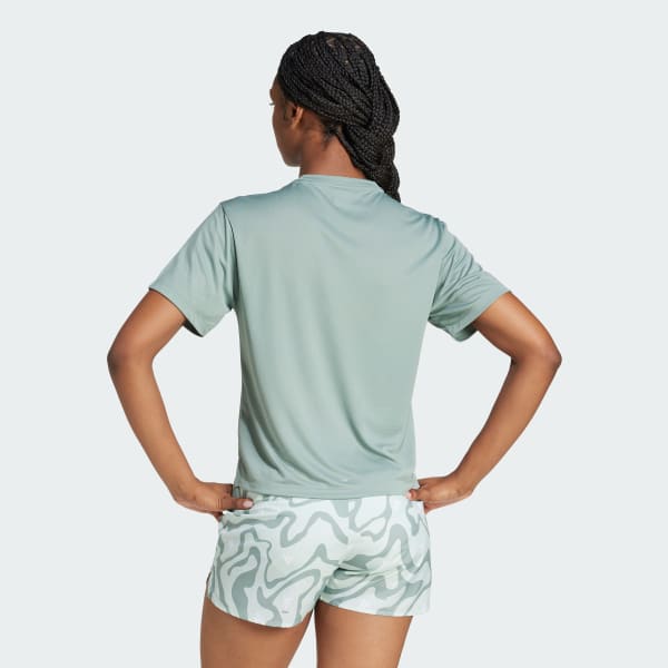 Verde Camiseta Run It Brand Love