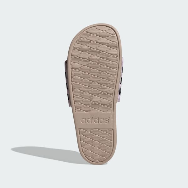 Brown Adilette Comfort Slides