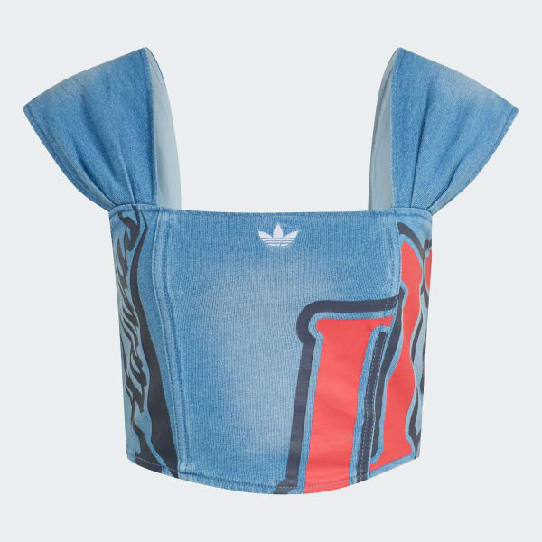 Azul Top ADIDAS ORIGINALS GFX COURSAGE