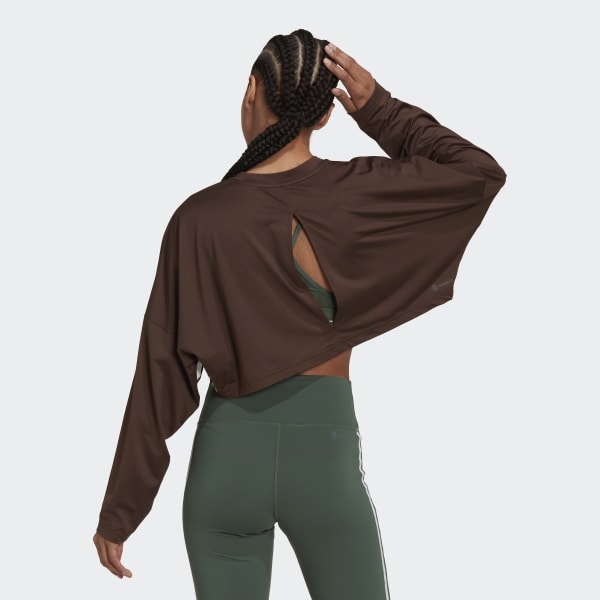 Marron Polera Corta Hyperglam 3 Tiras Ligera y Holgada