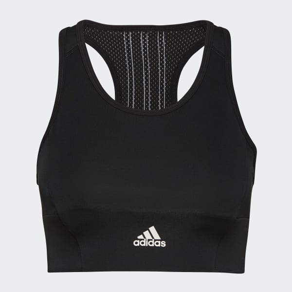 Negro Top deportivo AEROREADY Designed To Move Padded Sport 3 Tiras IYS42