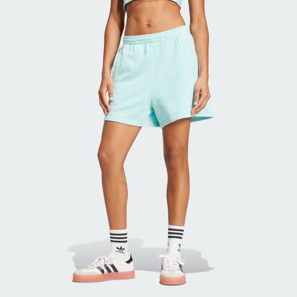 Turquoise Essentials French Terry Shorts