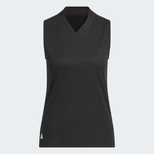 Black Ultimate365 Sleeveless Polo Shirt