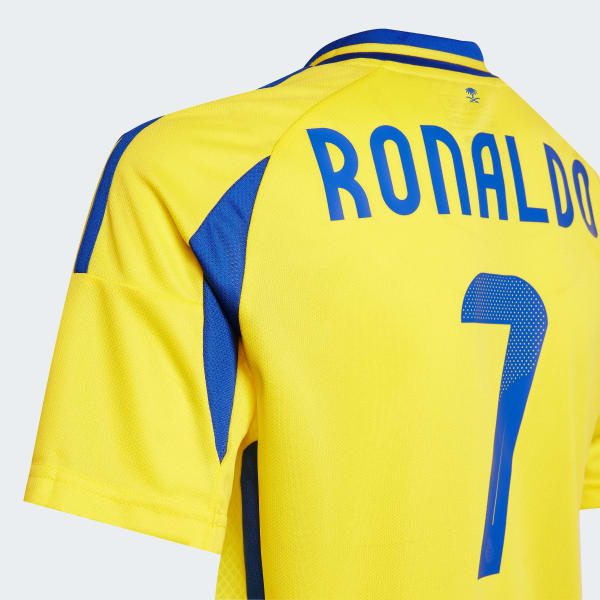Gul Al Nassr FC 24/25 Ronaldo Kids hjemmebanetrøje