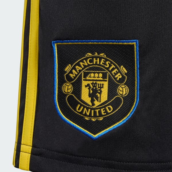 Μαύρο Manchester United 25/26 Παιδικό Σορτς Τρίτης Εμφάνισης