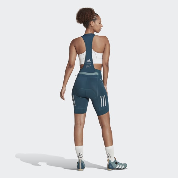 Green The Parley Padded Cycling Bib Shorts IS996