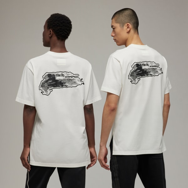 Vit Y-3 Brushstroke Graphic Short Sleeve Tee