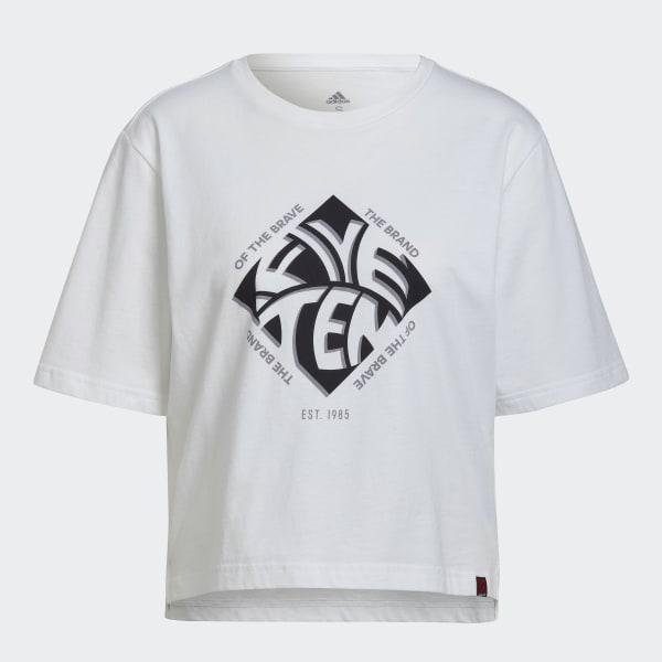 Wit Five Ten Cropped Graphic T-shirt 51218
