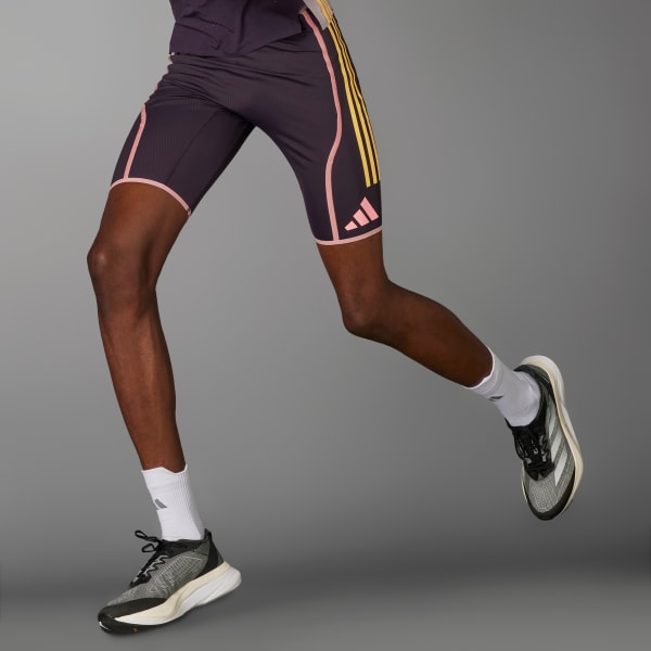 Mor Adizero Promo Running Kısa Tayt