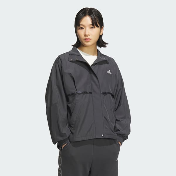 アディダス PRSVE ロング ウーブンジャケット ルーズフィット XL adidas（アディダス）の「PRSVE ルーズフィット ウーブン