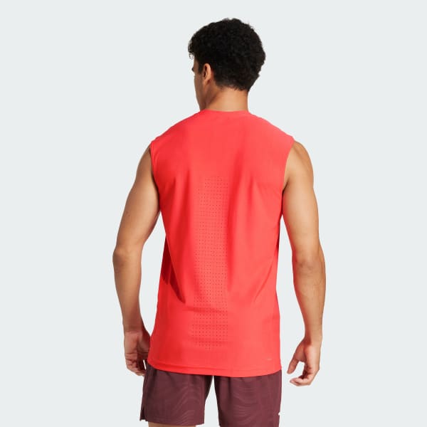 Czerwony Koszulka Tennis Pro Climacool+ Tank