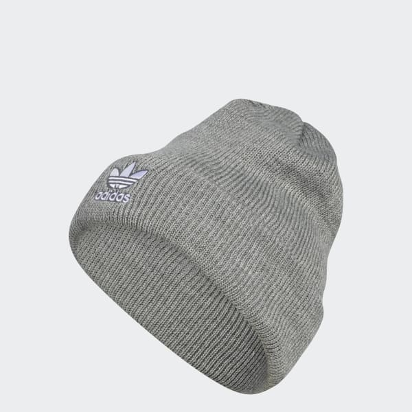 帽子 THEREDTHREAD S fuzzy knit beanie gray 帽子 theredthread S