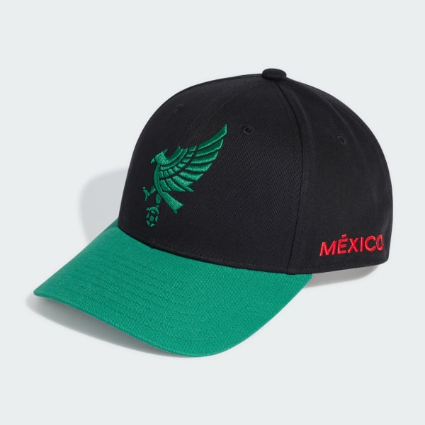 Black Mexico 26 Baseball Cap With Eagle