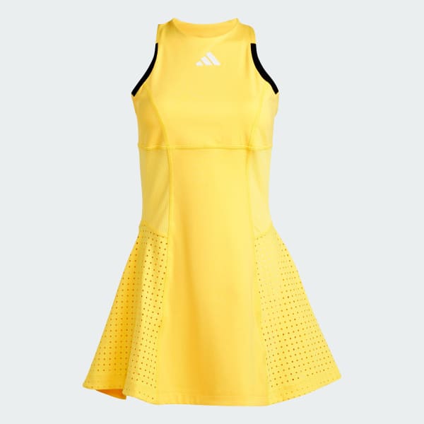 Adidas yellow tennis dress clearance