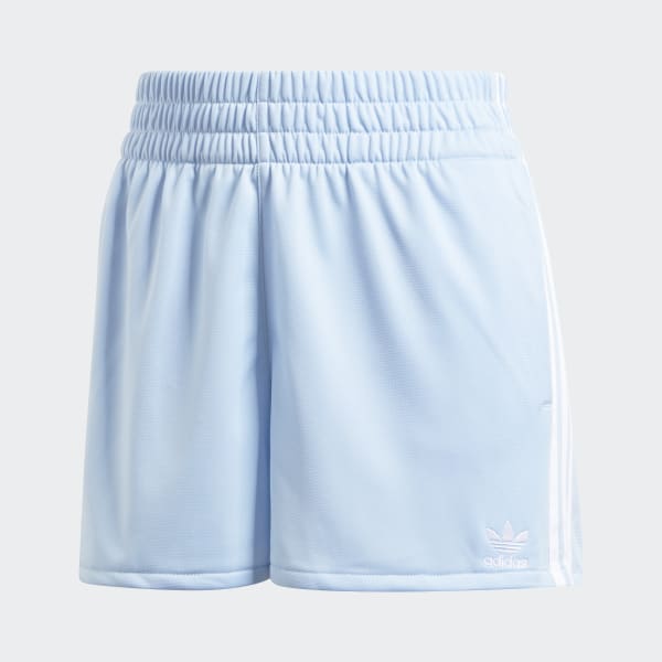 baby blue adidas 3 stripe shorts