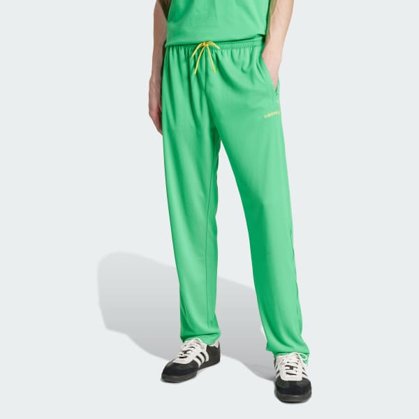 Vert Pantalon flare zip
