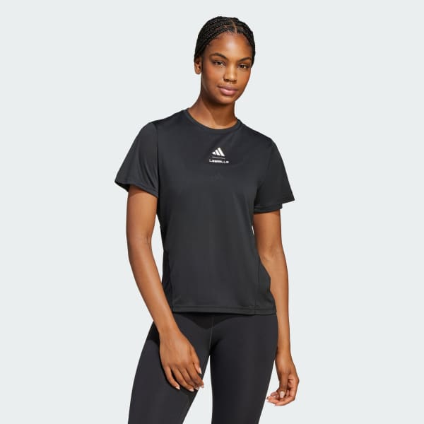 Schwarz Les Mills Grafik T-Shirt
