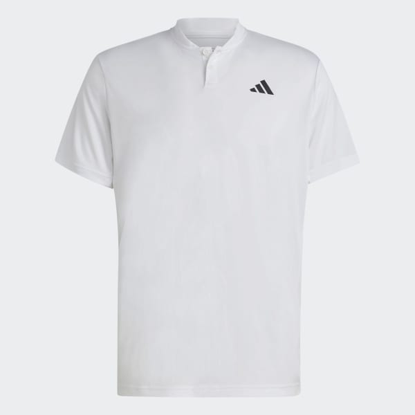 White Club Tennis Henley Shirt