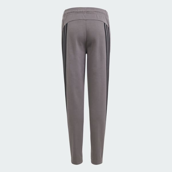 Grey Future Icons 3-Stripes Ankle-Length Pants
