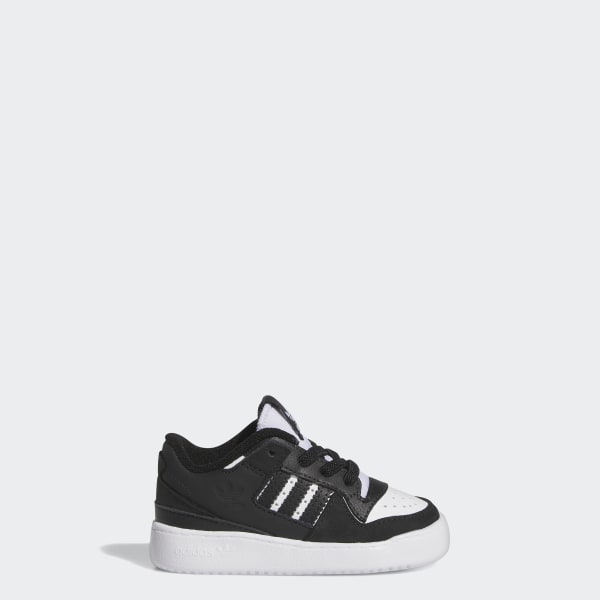 adidas Forum Low Elastic Lace Shoes Kids - Black | Free