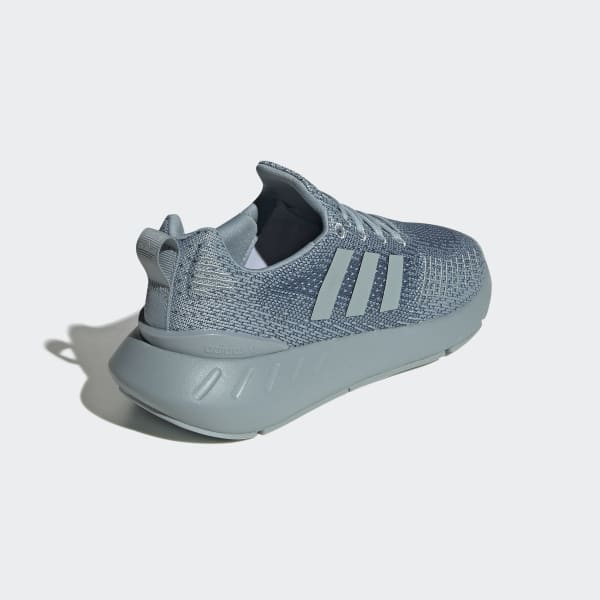 Grey and pink adidas swift run top