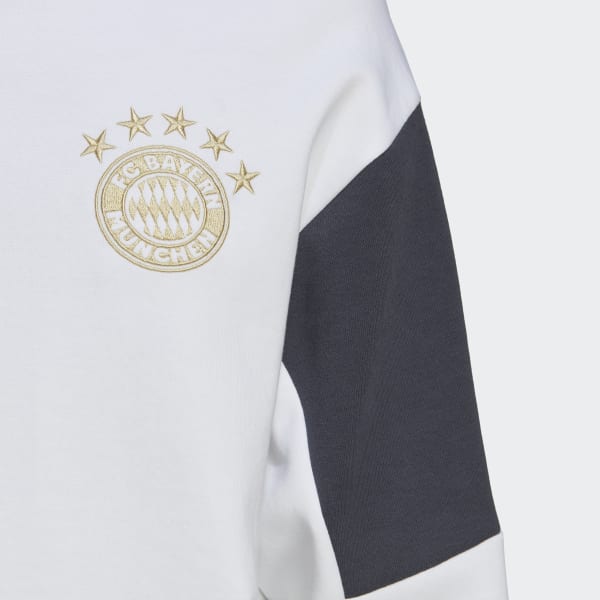 blanc Sweat-shirt à capuche FC Bayern Travel M1152