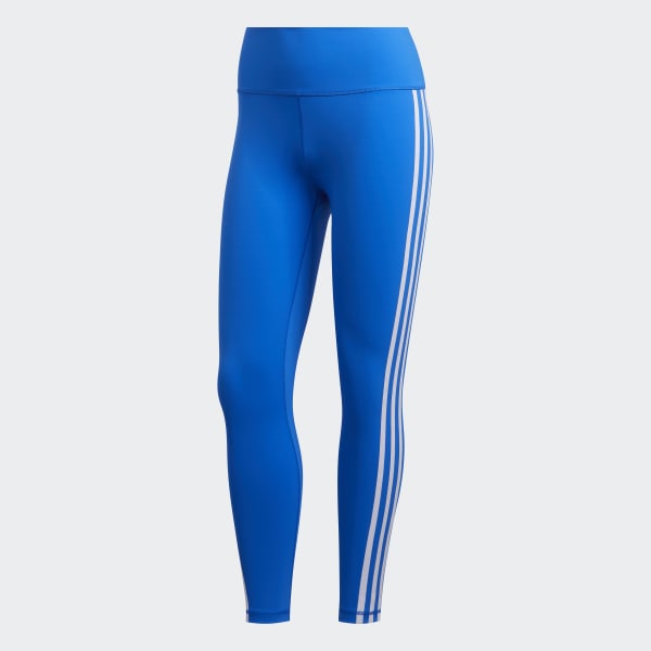 Blue Believe This 2.0 3-Stripes 7/8 Tights GLO06
