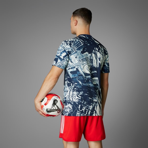 Branco Camisa Pré-Jogo FC Bayern