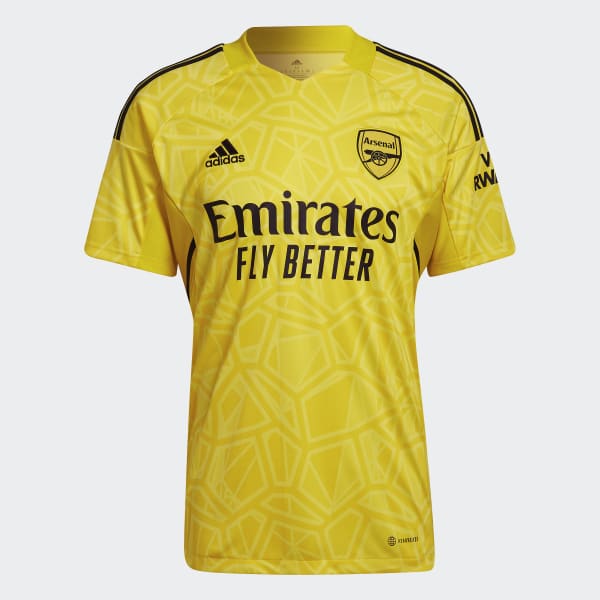 Geel Arsenal 22/23 Keepersshirt Thuis M9457