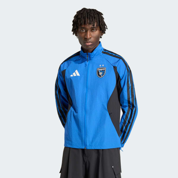 Blue San Jose Earthquakes Anthem Jacket