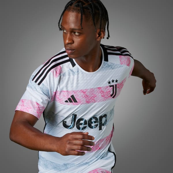 Wit Juventus 23/24 Authentiek Uitshirt