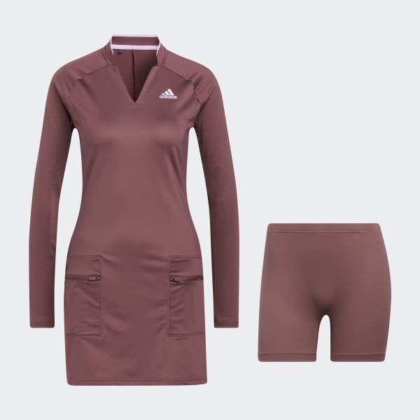 Bordeaux Warp Knit Golfjurk O6772