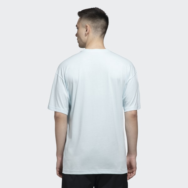 Pale blue adidas t shirt on sale