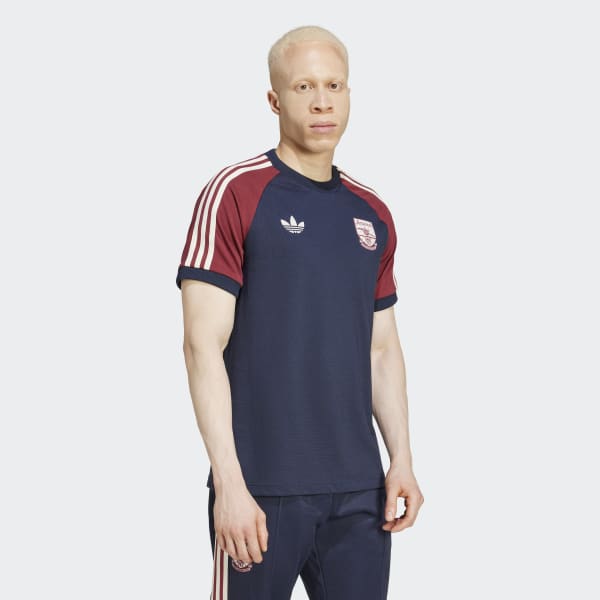 adidas アーセナル ネイビーストライプシャツ アディダス アーセナル アディカラー クラシックス スリー