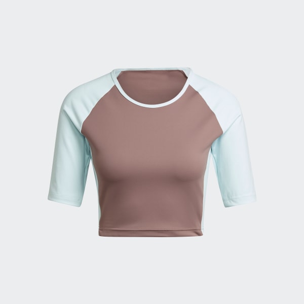 Violet T-shirt Hyperglam Training Crop BVR37