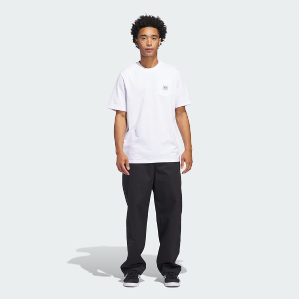 Tシャツ・カットソー adidas Dog Plain Tee Gender Neutral JD2831 adidas 4.0 Logo Tee (Gender Neutral) - White | Free Shipping