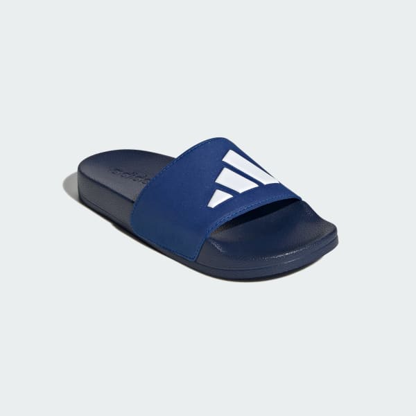 Blue ADILETTE SHOWER LOGO SANDALS KIDS