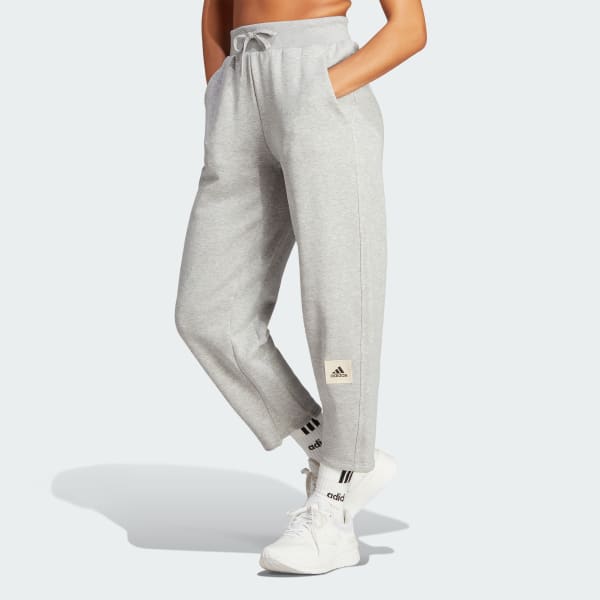 adidas Lounge French Terry Colored Mélange Pants - Grey, Men's Lifestyle