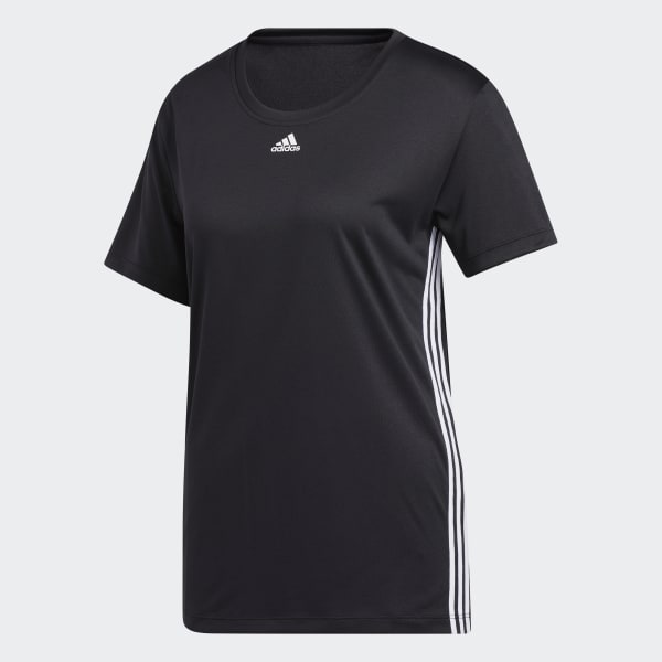 Adidas 3 stripes t shirt store
