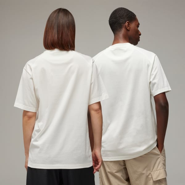 Hvid Y-3 Relaxed Short Sleeve T-shirt