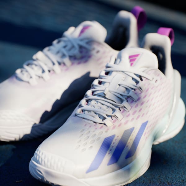 adidas adizero Cybersonic Tennis Shoes - White | Free Shipping