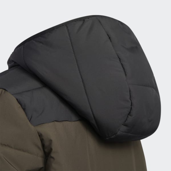 Gronn Padded Winter Jakke