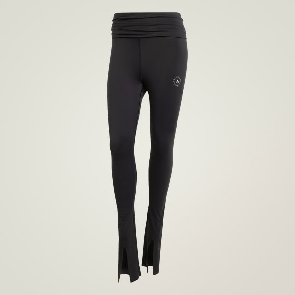 Black adidas by Stella McCartney TrueStrength Splitcuff Leggings