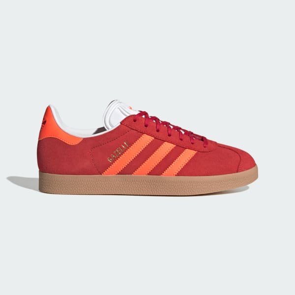 Orange adidas gazelle womens store