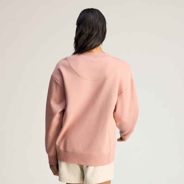 hnědá Volná mikina adidas by Stella McCartney