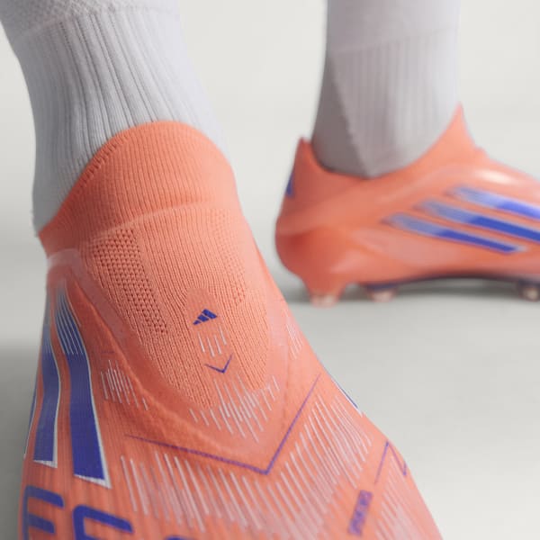 adidas F50 Elite Laceless Firm Ground Cleats - Orange | Free