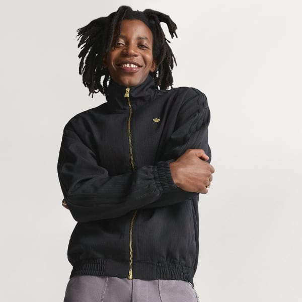 Negro CHAQUETA DEPORTIVA HOLGADA FIREBIRD PINSTRIPES