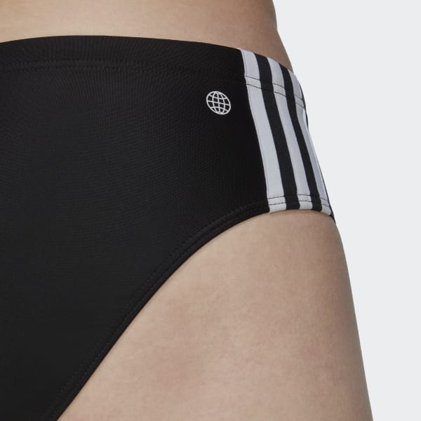 Nero Slip da nuoto Classic 3-Stripes