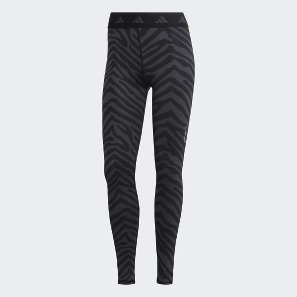 Zebra adidas leggings top