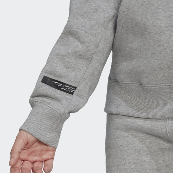 Grey Oversized Hooded Sweatshirt HQ512